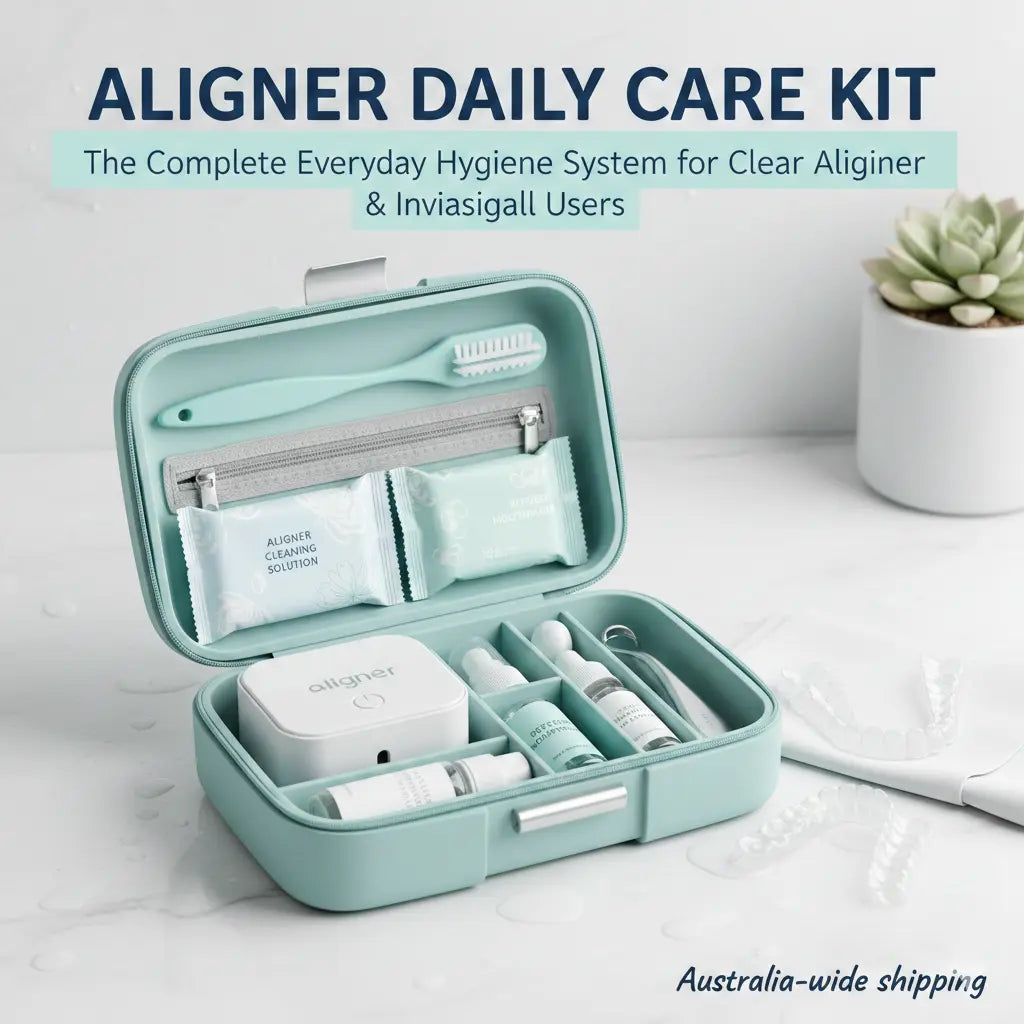 Aligner Daily Care Kit, Complete Clear Aligner Cleaning Kit