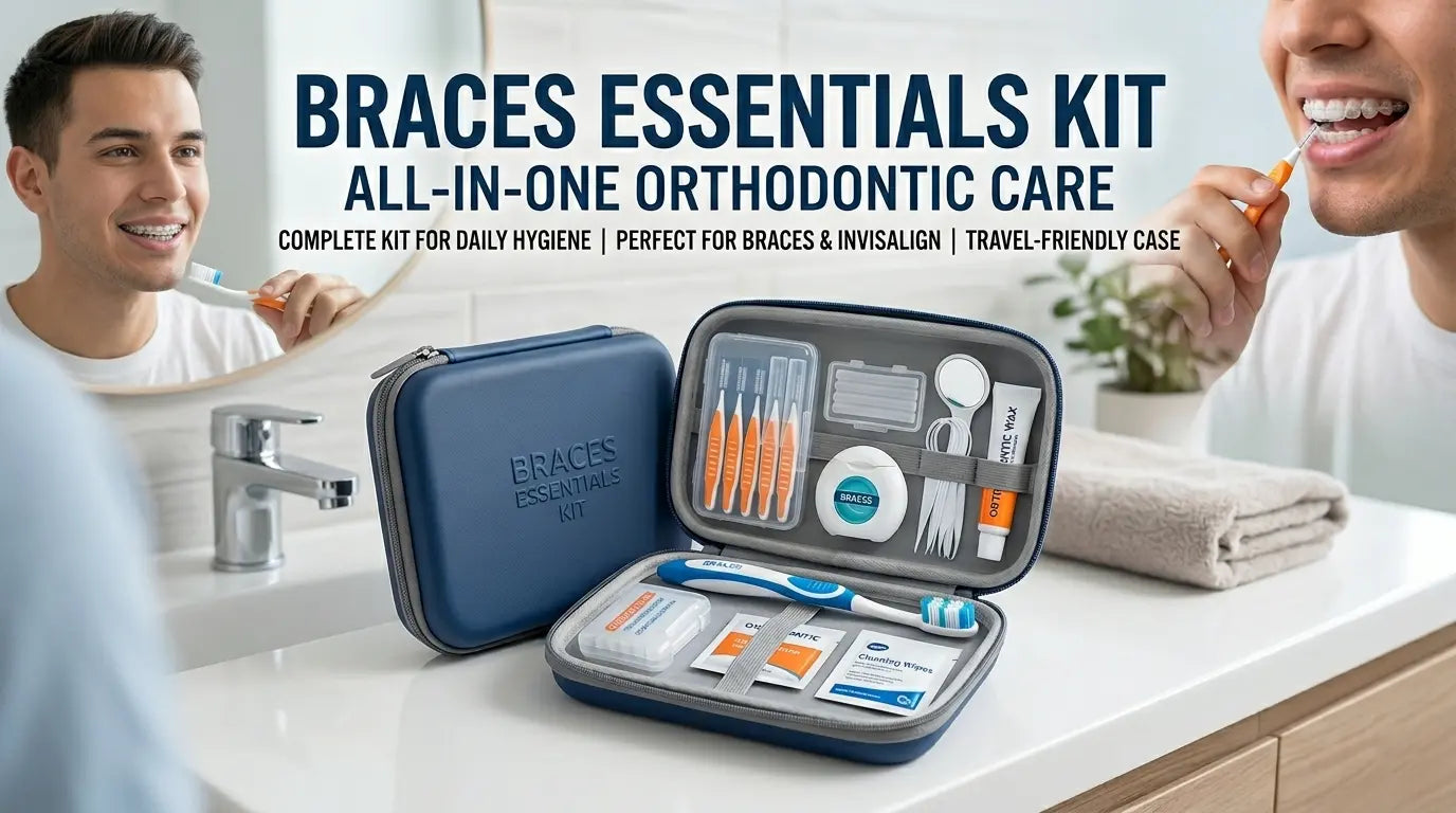 Braces Essentials Kit | Complete All-in-One Orthodontic Care Kit ...