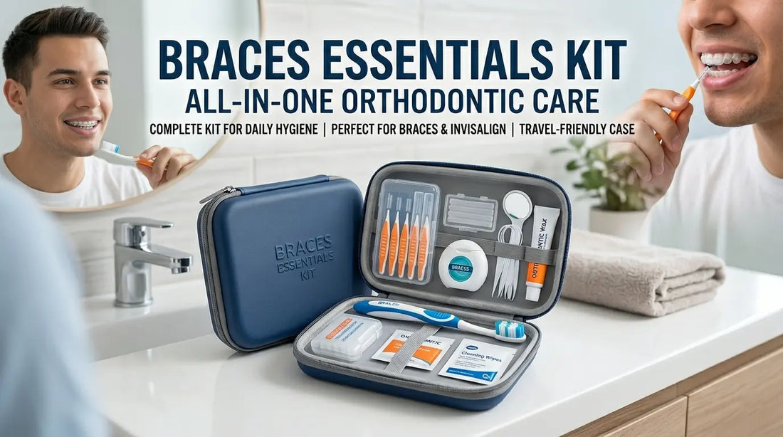 Braces Essentials Kit, complete All-in-One Orthodontic Care Kit