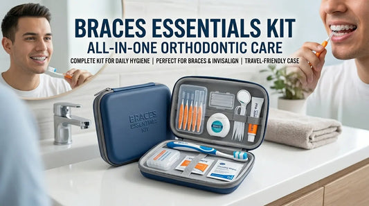 Braces Essentials Kit, complete All-in-One Orthodontic Care Kit