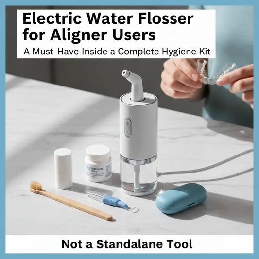 Electric Water Flosser for Aligner &amp; Braces Care, Complete Hygiene Kit
